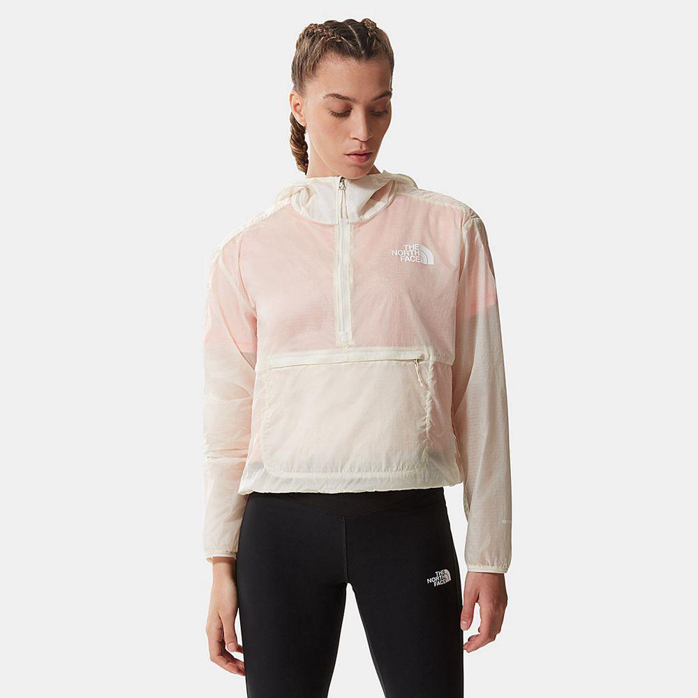 The North Face Windy Peak Anorak Γυναικεια Ελαφρύ Μπουφάν - Ασπρα (JDAU92137)